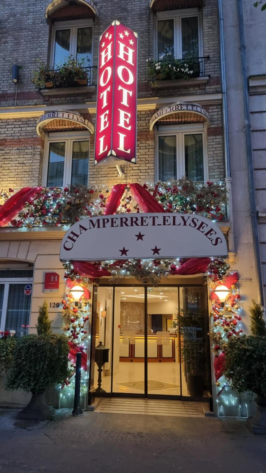 Hotel Champerret Elysees Paris Exterior foto
